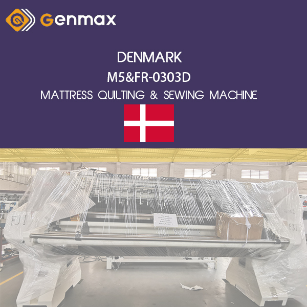 Dinamarca-M5&FR0303D-Máquina para acolchar colchones y máquina de coser colchones
