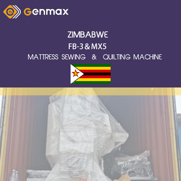 ZIMBABWE-FB3&MX5-MÁQUINA DE COSER Y ACOLCHADO DE COLCHONES