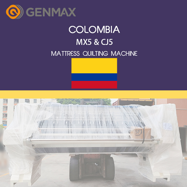 COLOMBIA-MX5&CJ5-MÁQUINA ACOLCHADORA DE COLCHONES