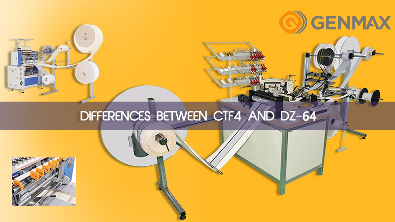 Diferencias entre CTF4, máquina de cintas decorativas para colchones y DZ-64, máquina para acolchado de bordes