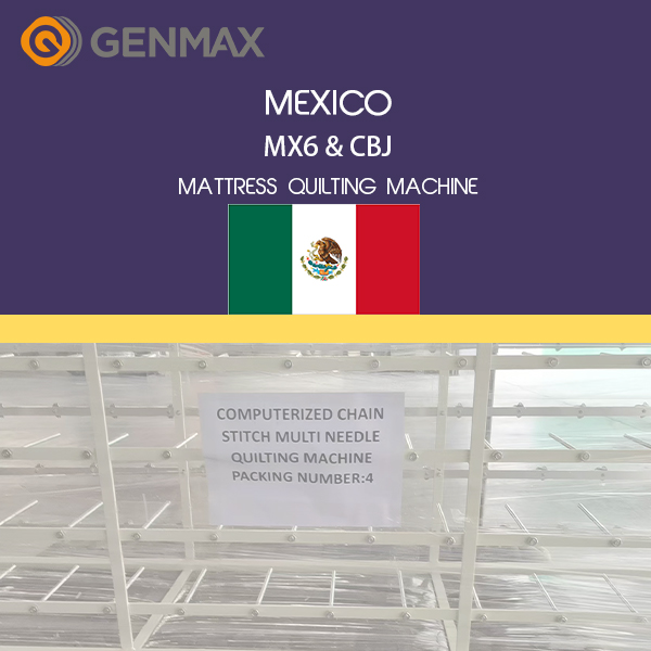 MEXICO-MX6&CBJ-MÁQUINA ACOLCHADORA DE COLCHONES