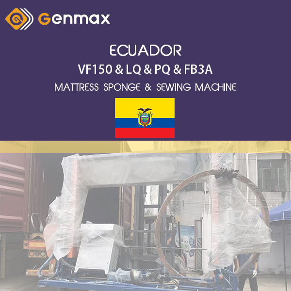 Ecuador-VF150&LQ&PQ&FB3A-Máquina de esponja para colchón y máquina de coser para colchón